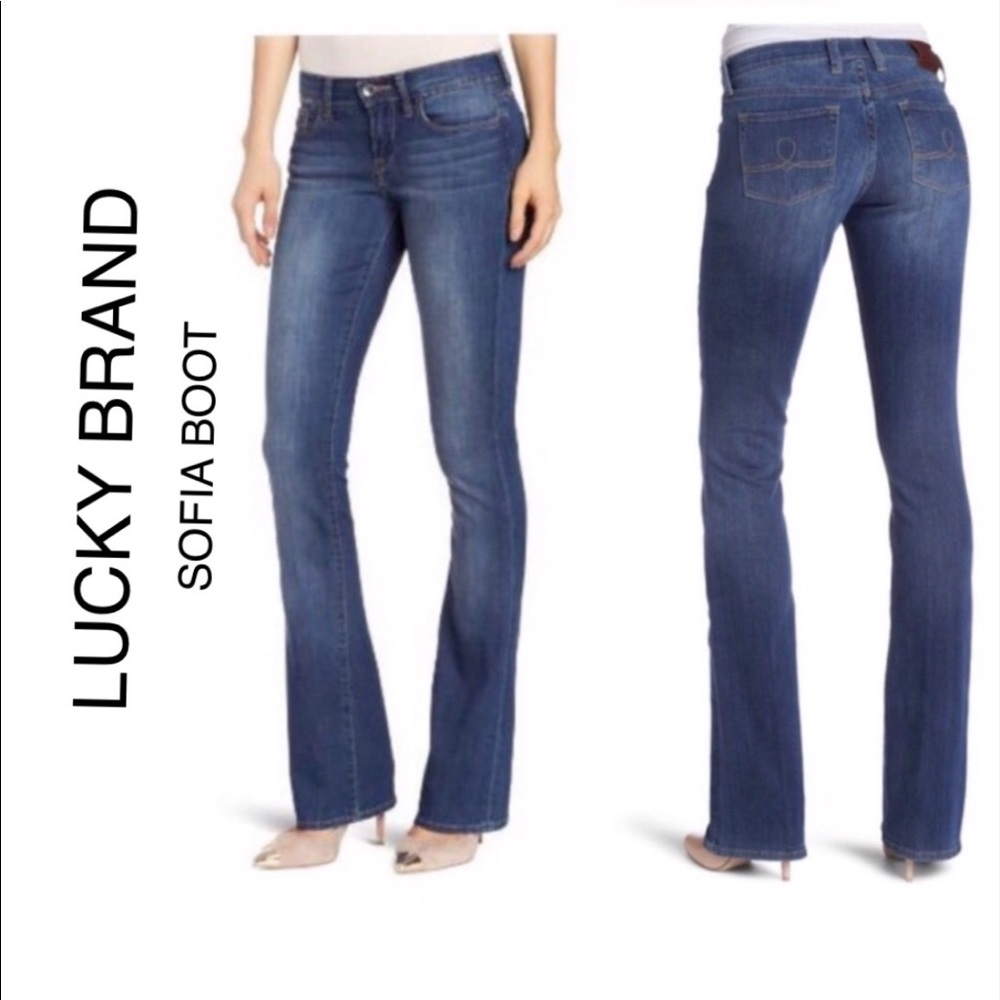 Lucky Brand Sofia Boot Cut Jeans 4/27 Ankle